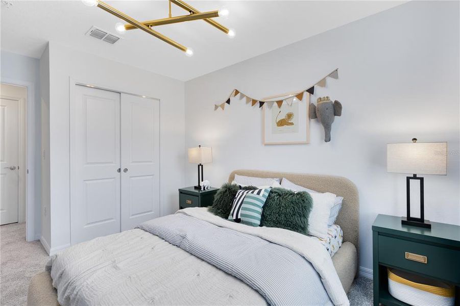 Furnished interior view inside a new home in The Cove at Nona Sound, Orlando (Image 27). Furnished interior view inside a new home in The Cove at Nona Sound, Orlando (Image 27).