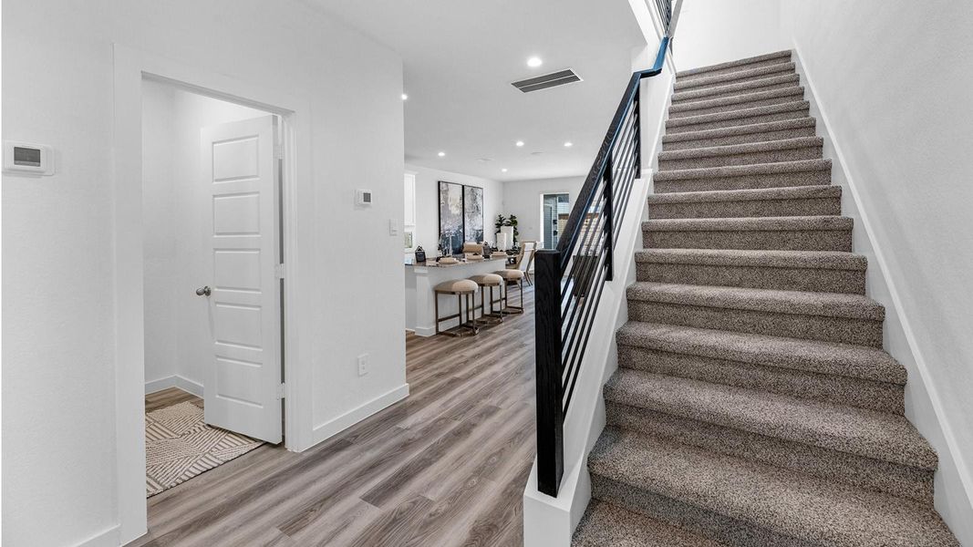 Representative photo. From the moment you enter, the Blair welcomes you with an open-concept layout designed to maximize both space and natural flow. Representative photo. From the moment you enter, the Blair welcomes you with an open-concept layout designed to maximize both space and natural flow.
