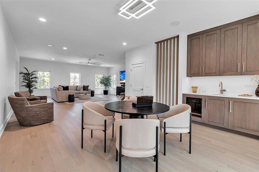Furnished interior view inside a new home in , Sarasota (Image 29).