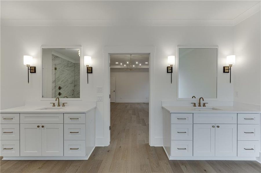 Furnished interior view inside a new home in , Pendergrass (Image 17).