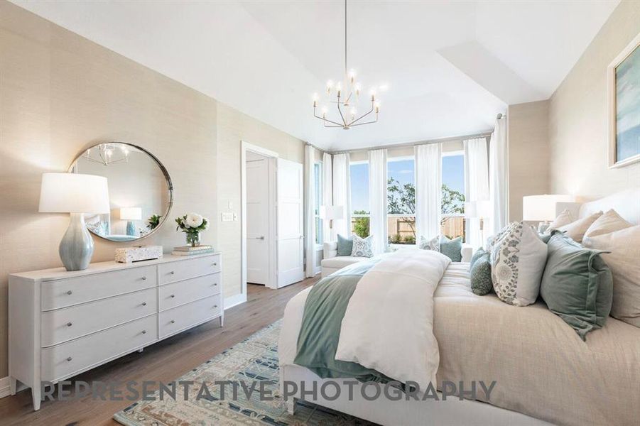 Furnished interior view inside a new home in Furst Ranch, Flower Mound (Image 6).