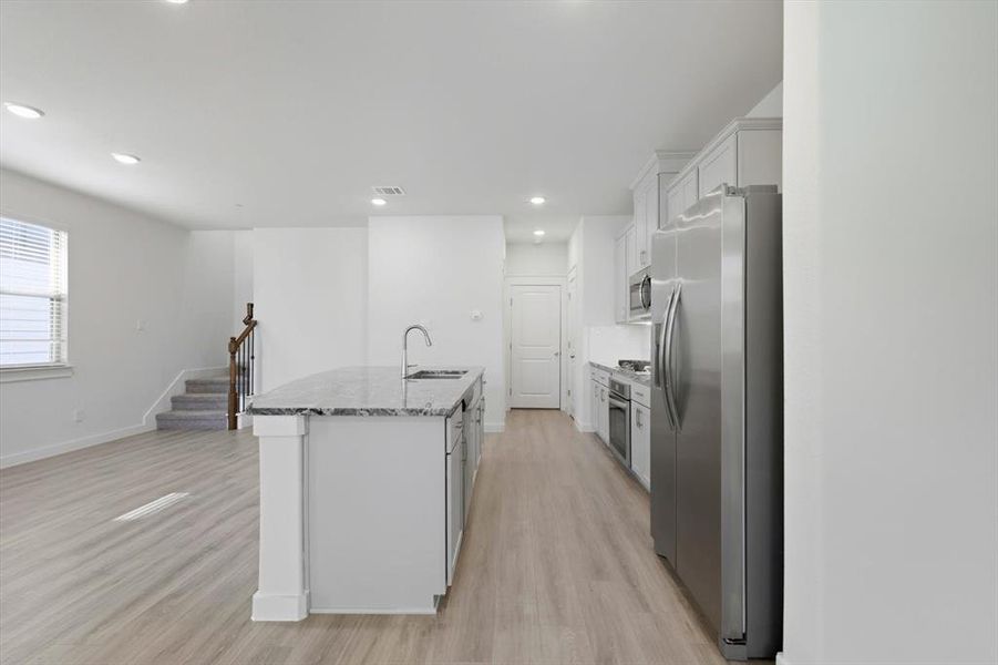 Furnished interior view inside a new home in , Fort Worth (Image 7). Furnished interior view inside a new home in , Fort Worth (Image 7).