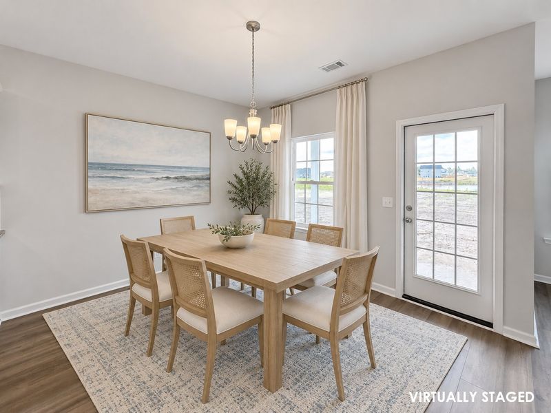 Furnished interior view inside a new home in The Village at Sassafras, Allenhurst (Image 12). Furnished interior view inside a new home in The Village at Sassafras, Allenhurst (Image 12).