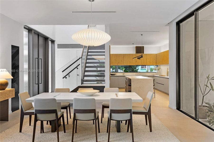 Furnished interior view inside a new home in , Miami (Image 16). Furnished interior view inside a new home in , Miami (Image 16).