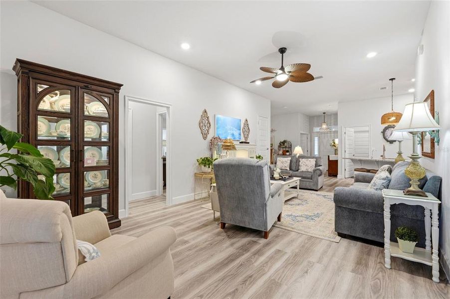 Furnished interior view inside a new home in , Lake City (Image 27).