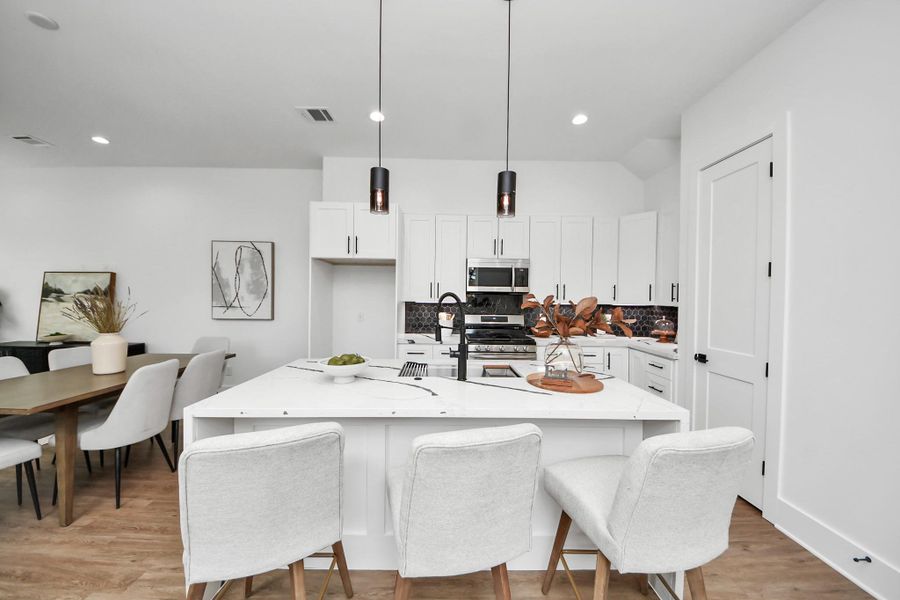 Furnished interior view inside a new home in , Houston (Image 4).