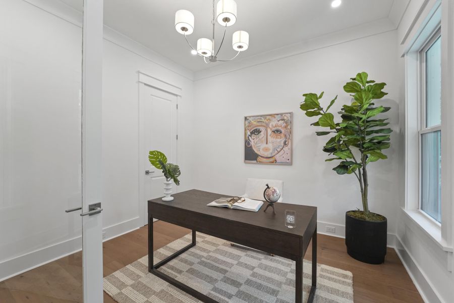 Furnished interior view inside a new home in , Hollywood (Image 13).
