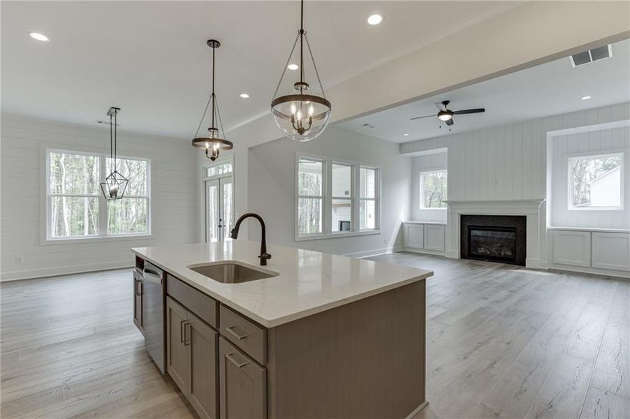 Furnished interior view inside a new home in , Cumming (Image 16).
