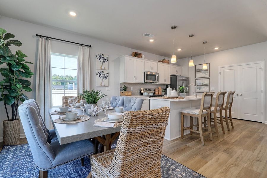 Furnished interior view inside a new home in , Summerville (Image 12).