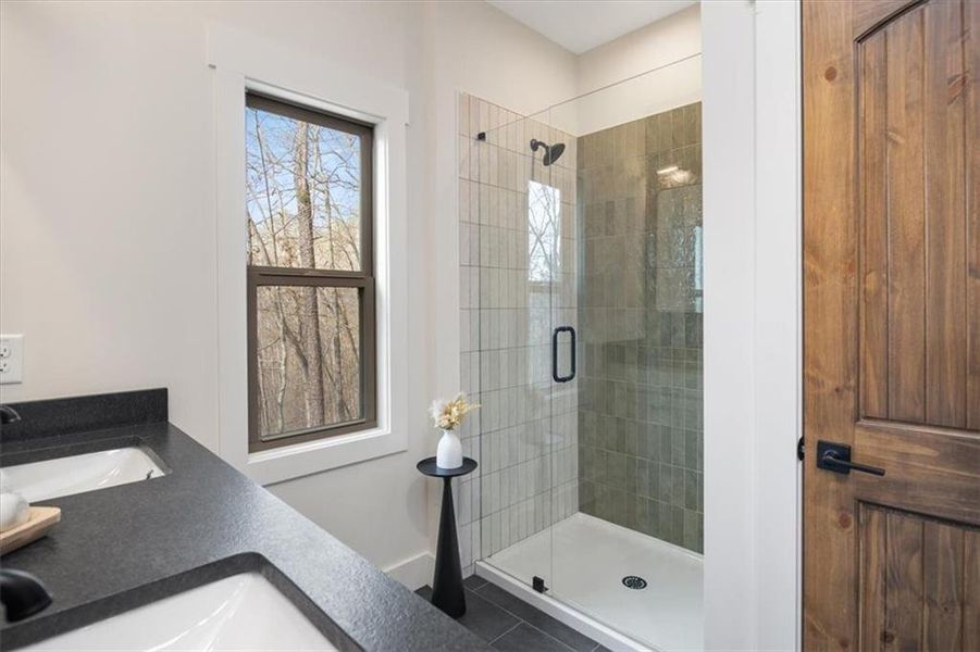 Furnished interior view inside a new home in , Ellijay (Image 14).