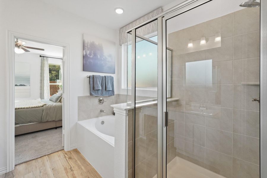 Furnished interior view inside a new home in Colony at Pinehurst, Pinehurst (Image 29).