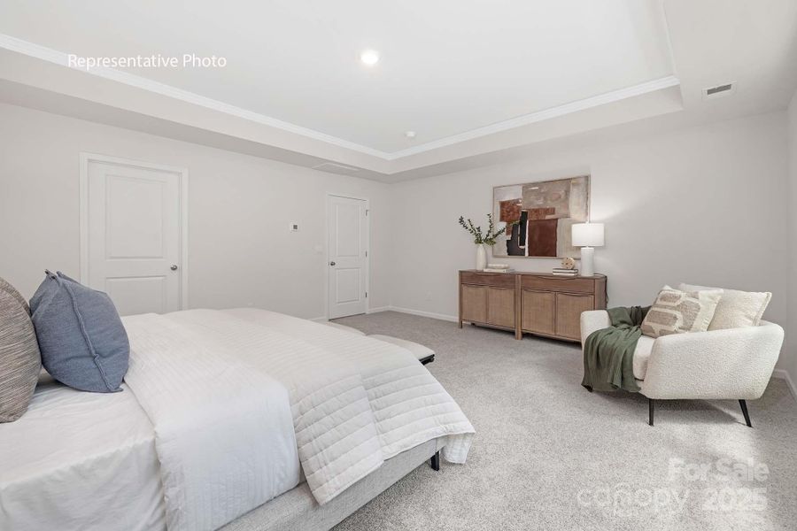 Furnished interior view inside a new home in Sanctuary at Southgate, Indian Trail (Image 3).