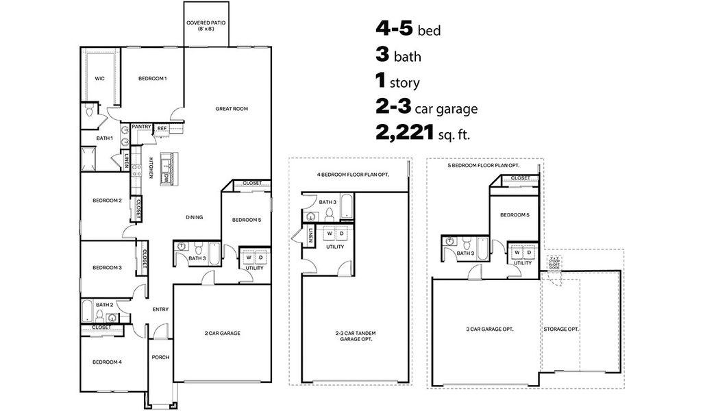 2D floor plan layout for the Dalea - D40D by D.R. Horton in Entrada Del Toro at Rancho Sahuarita, Sahuarita, AZ (Image 3). 2D floor plan layout for the Dalea - D40D by D.R. Horton in Entrada Del Toro at Rancho Sahuarita, Sahuarita, AZ (Image 3).