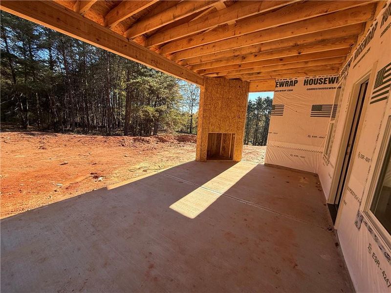 In-progress construction of a new home in , Gainesville, GA (Image 9).