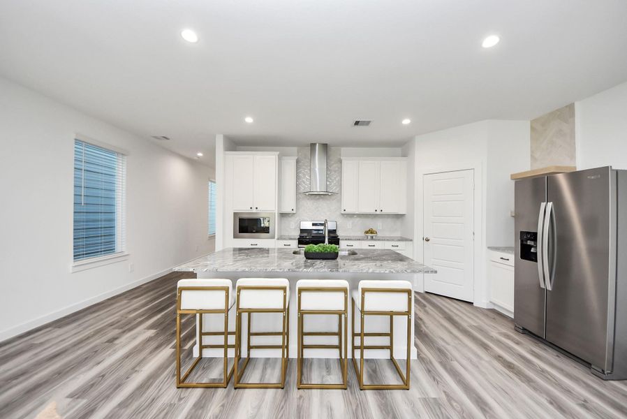 Furnished interior view inside a new home in , Houston (Image 12).