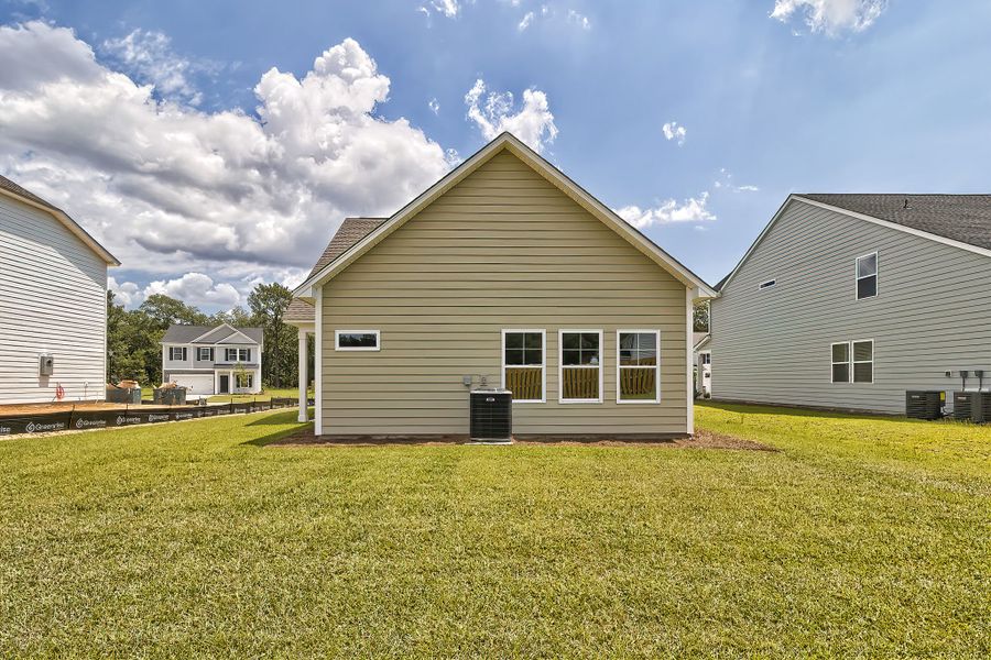 Representative exterior photo of a completed home built from the Sabel II by Great Southern Homes in Cottages at Roofs Pond, West Columbia, SC (Image 36).