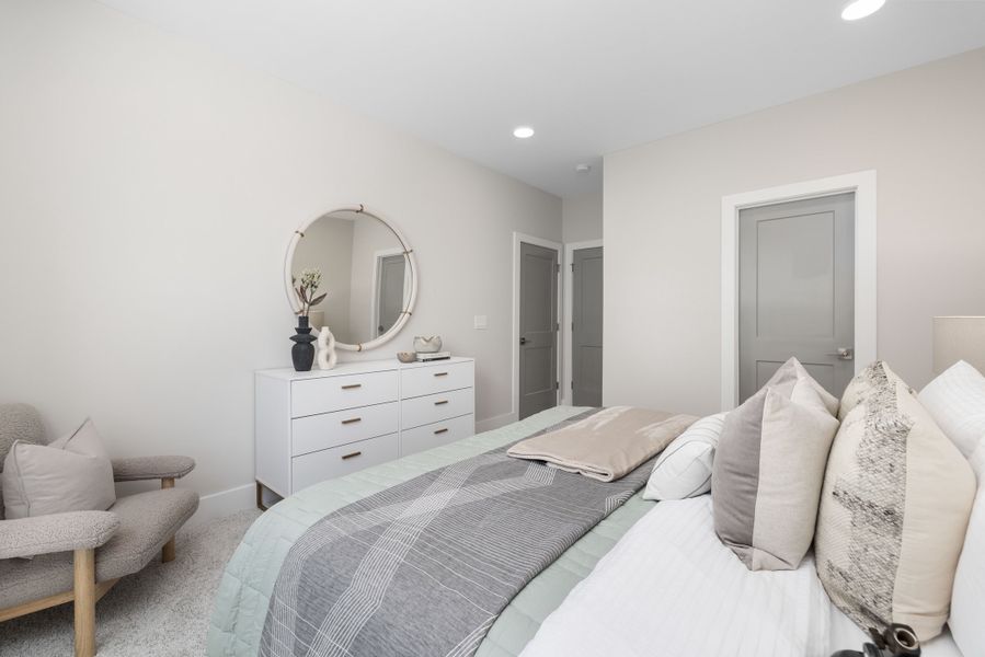 Representative furnished interior of a home built from the Timothy 2 Story by Baker Residential in Atwater Station - Village Collection, Fuquay Varina (Image 20).