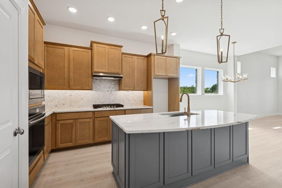 Furnished interior view inside a new home in Pomona 45' Homesites, Manvel (Image 7).