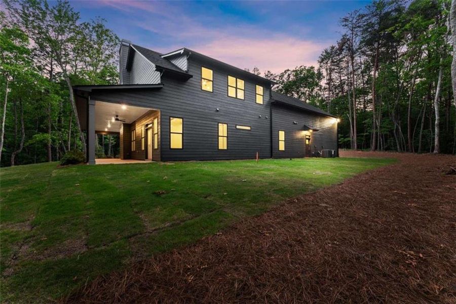Exterior details and patio area of a home in , Clarkesville (Image 4).