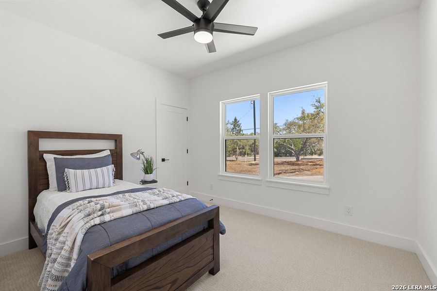 Furnished interior view inside a new home in , Blanco (Image 13).