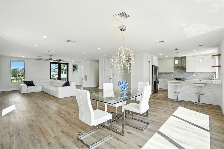 Furnished interior view inside a new home in , Punta Gorda (Image 17).
