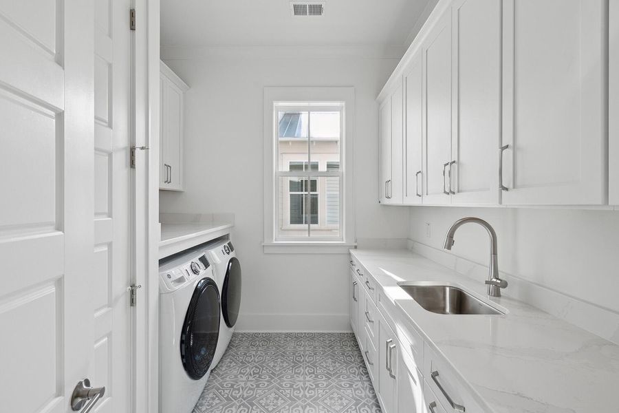 Furnished interior view inside a new home in , Johns Island (Image 8).