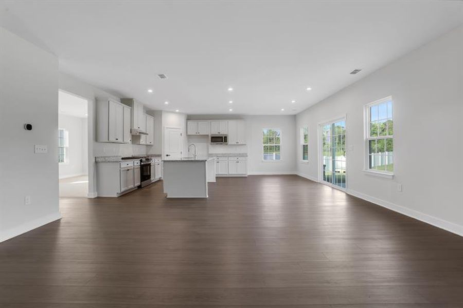 Spacious, unfurnished interior of a new home in Edinburgh, Locust Grove (Image 29).