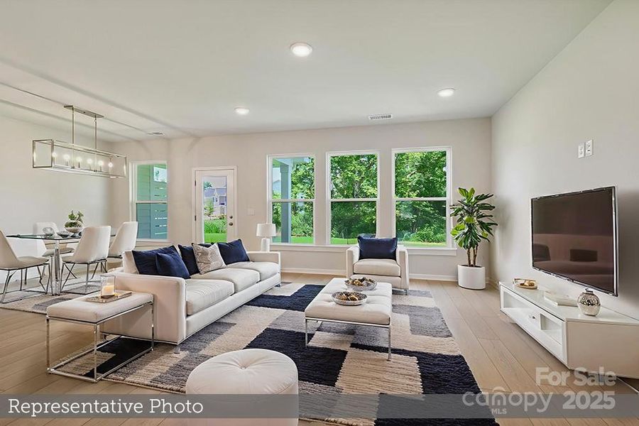 Furnished interior view inside a new home in Westview Towns, Waxhaw (Image 4).