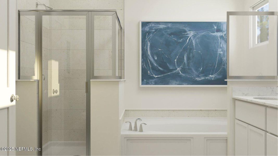 Furnished interior view inside a new home in Shearwater, St. Augustine (Image 19).