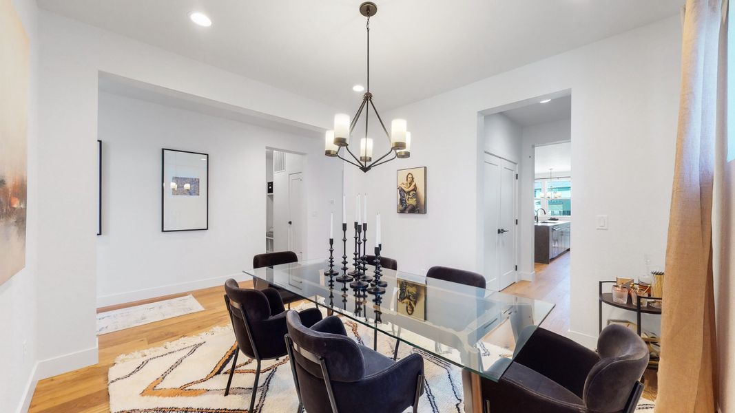 Furnished interior view inside a new home in Arras Park, Thornton (Image 9).