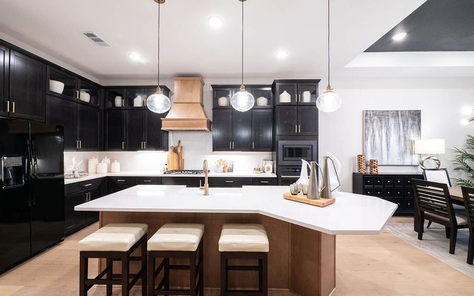 Furnished interior view inside a new home in Marvida, Cypress (Image 10).