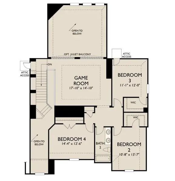 2D floor plan layout of this home in Wildrye, Waller, TX (Image 3). 2D floor plan layout of this home in Wildrye, Waller, TX (Image 3).