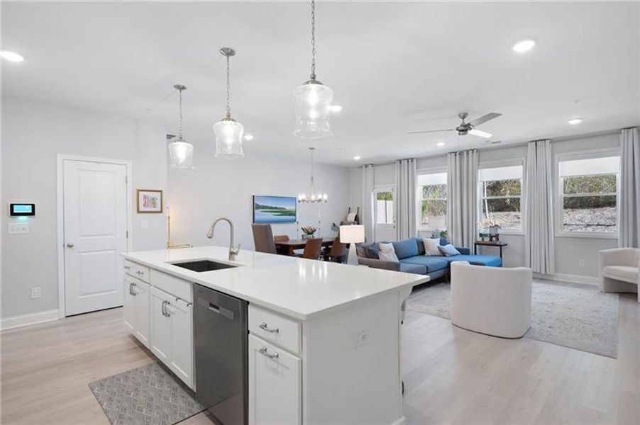 Furnished interior view inside a new home in , Smyrna (Image 6).