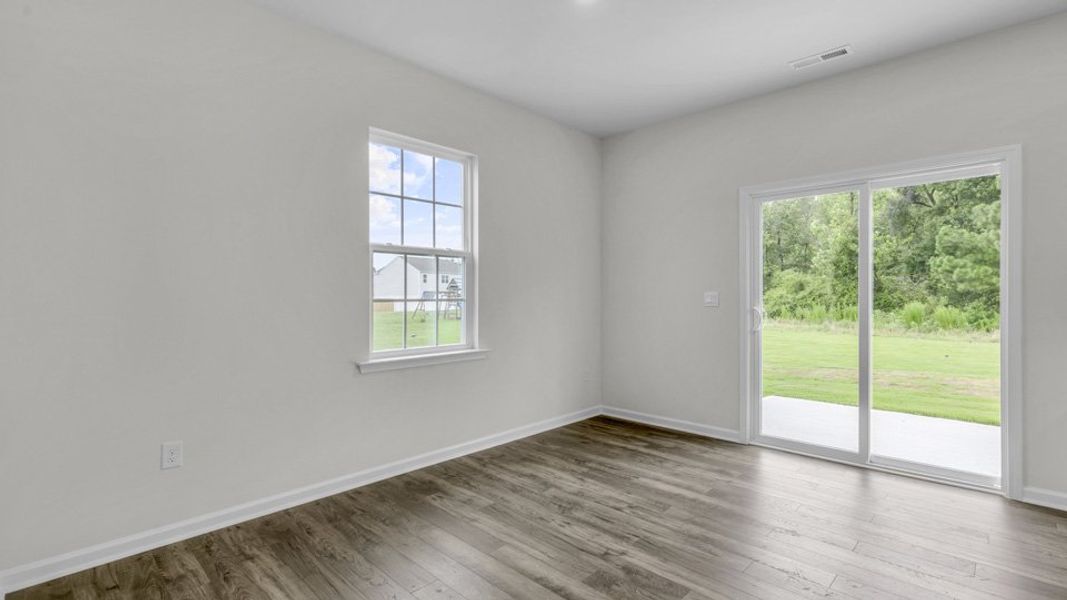 Representative unfurnished interior of a home built from the WILMINGTON by D.R. Horton in North Gate, Vass (Image 10).