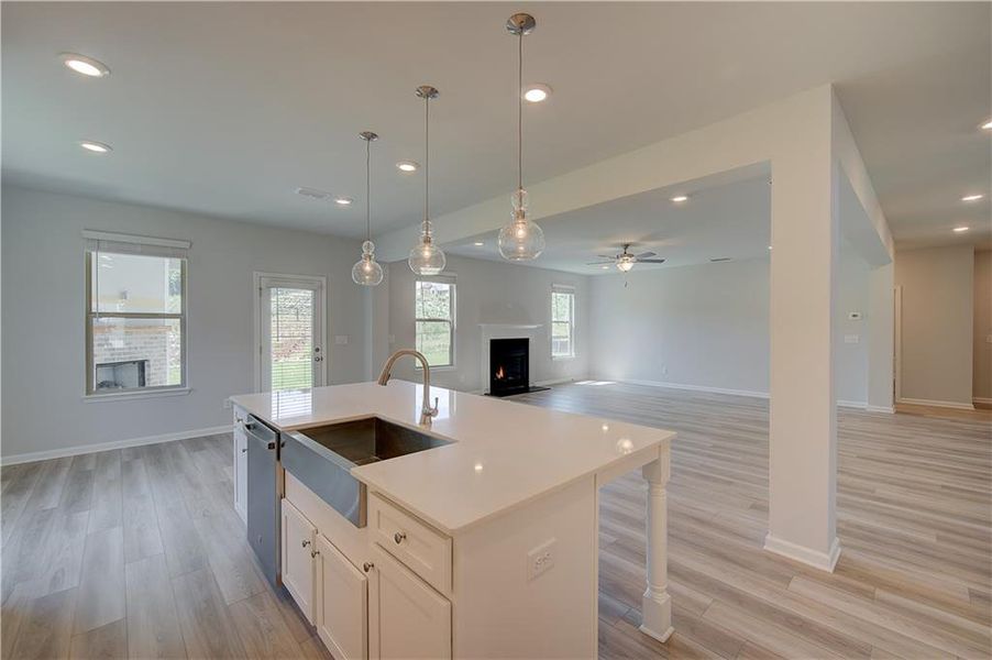 Furnished interior view inside a new home in Grandview at Millers Mill, Stockbridge (Image 10).