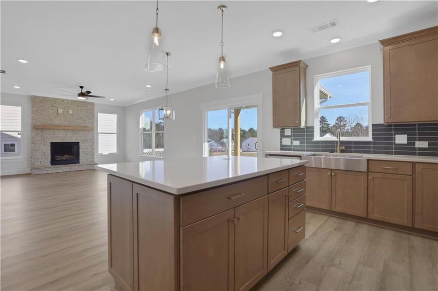 Furnished interior view inside a new home in Twin Lakes, Hoschton (Image 9).