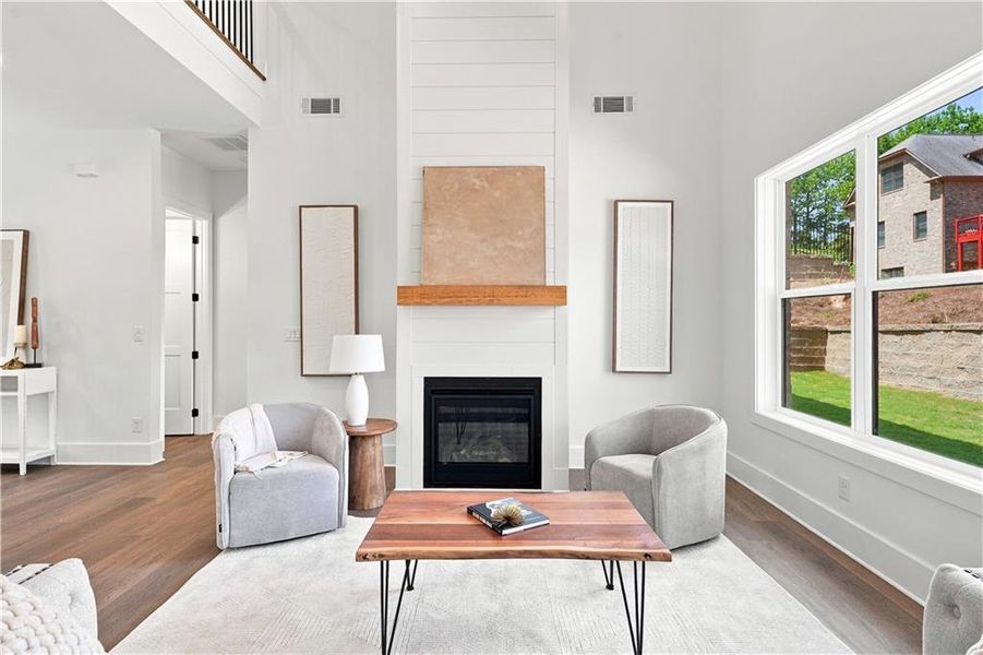 Furnished interior view inside a new home in , Fairburn (Image 19).