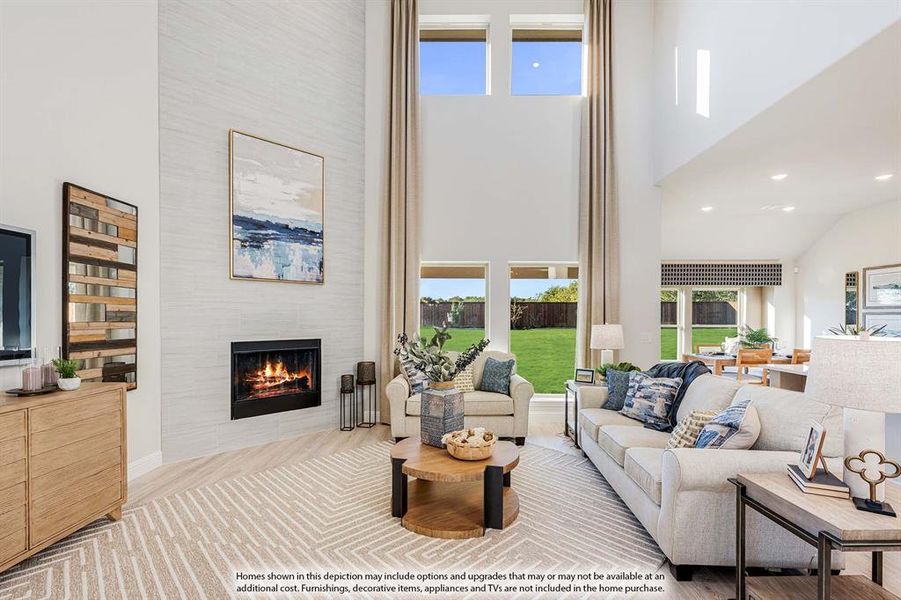 Furnished interior view inside a new home in Sutton Fields, Celina (Image 29).