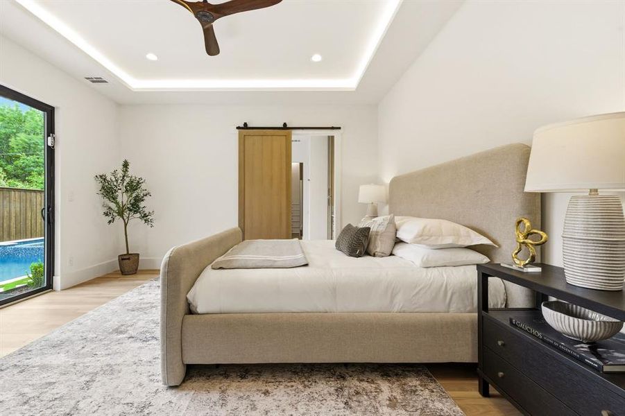 Furnished interior view inside a new home in , Dallas (Image 6).