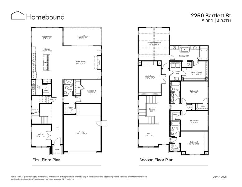 2D floor plan layout of this home in , Houston, TX (Image 2).