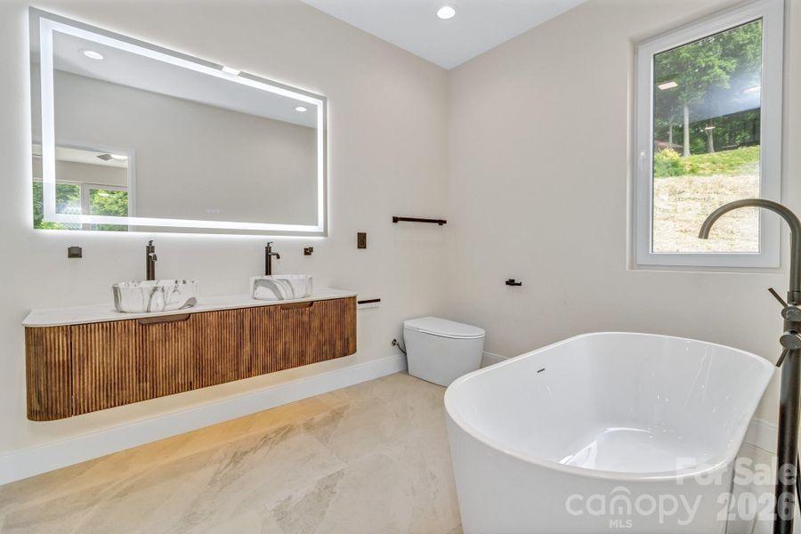 Furnished interior view inside a new home in , Hendersonville (Image 9).
