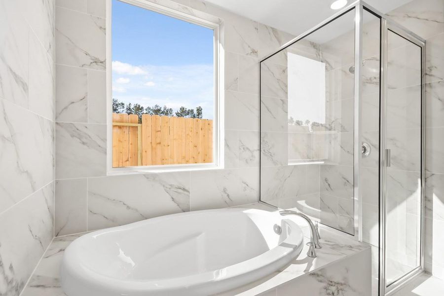 Furnished interior view inside a new home in The Highlands, Porter (Image 10).