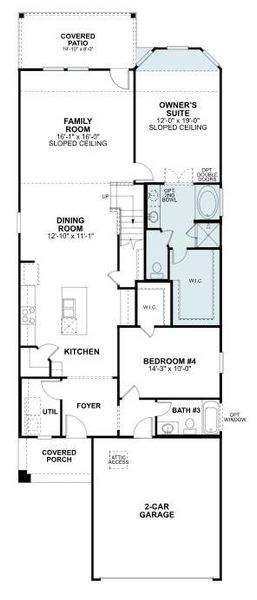 2D floor plan layout of this home in Sorella, Tomball, TX (Image 2). 2D floor plan layout of this home in Sorella, Tomball, TX (Image 2).