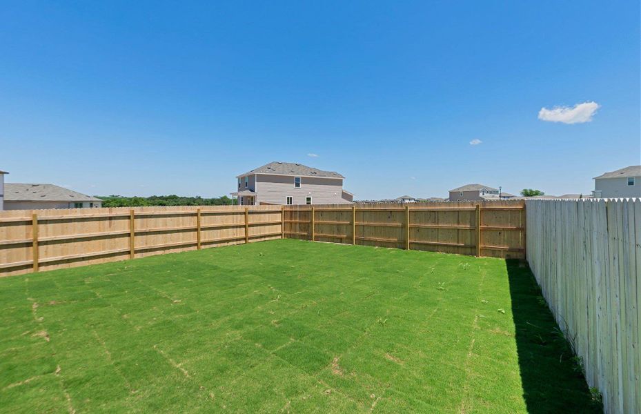 Exterior details and patio area of a home in Sonterra, Jarrell (Image 2). Exterior details and patio area of a home in Sonterra, Jarrell (Image 2).