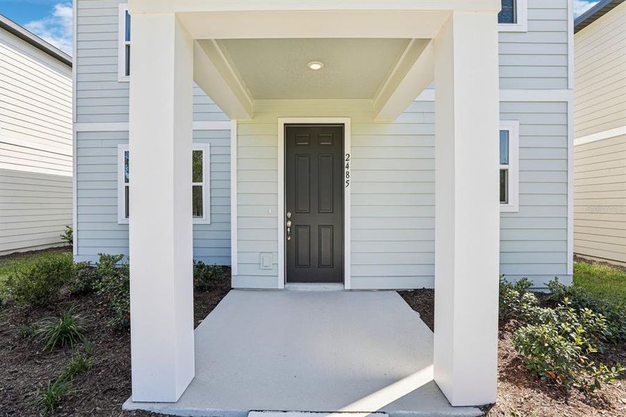Exterior details and patio area of a home in Ellington Classical, St. Cloud (Image 2). Exterior details and patio area of a home in Ellington Classical, St. Cloud (Image 2).