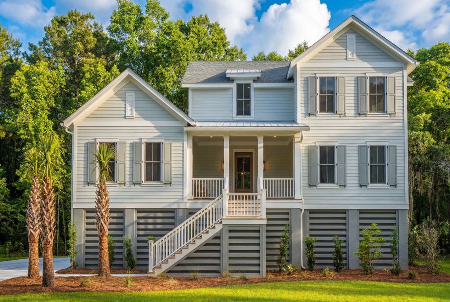 Front exterior of a new home in Charleston Proper, Charleston, SC, highlighting curb appeal (Image 1). Front exterior of a new home in Charleston Proper, Charleston, SC, highlighting curb appeal (Image 1).