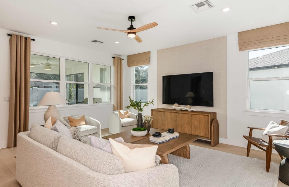 Furnished interior view inside a new home in Spencer Glen, Riverview (Image 5).