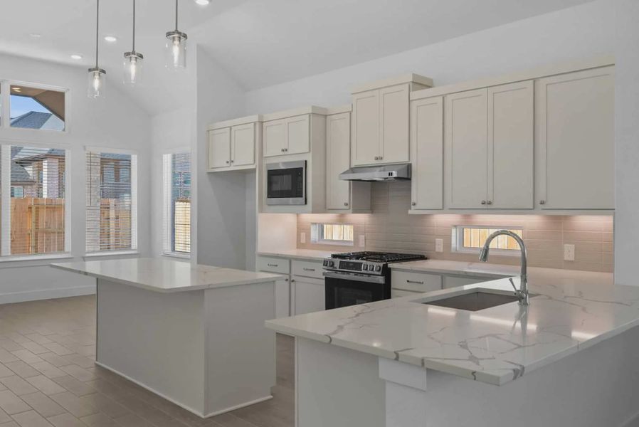 Furnished interior view inside a new home in Attwater 55s, Waller (Image 3).