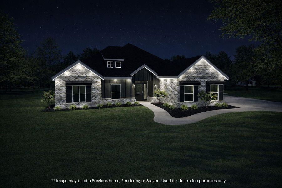 Front exterior of a new home in , Willis, TX, highlighting curb appeal (Image 2). Front exterior of a new home in , Willis, TX, highlighting curb appeal (Image 2).