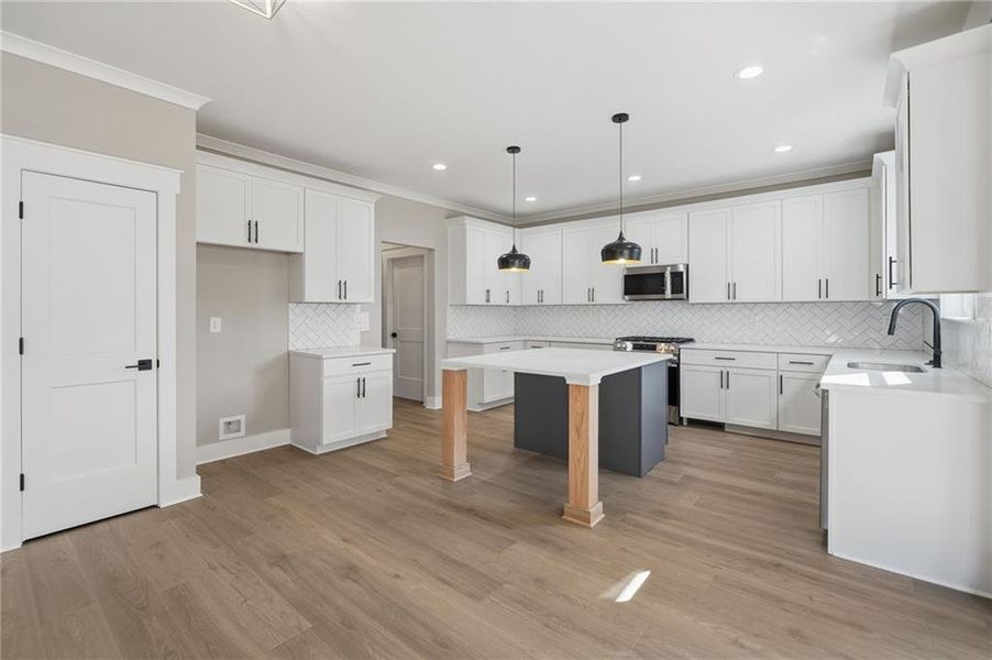 Furnished interior view inside a new home in , Canton (Image 10).